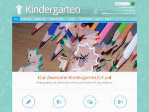 Kindergarten - ChildCare, Preschool, Children school or Kids WordPress Theme