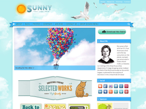 Sunny Blue Sky - Travel, Kindergarten, Preschool or Kids related Multi-Purpose Free WordPress Theme