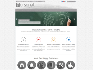 Personal Portfolio WordPress Theme